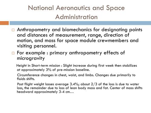 ANTHROPOMETRY