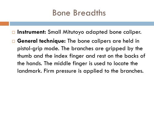 ANTHROPOMETRY