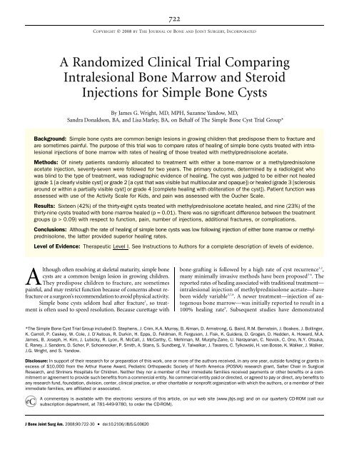 A Randomized Clinical Trial Comparing Intralesional Bone Marrow ...