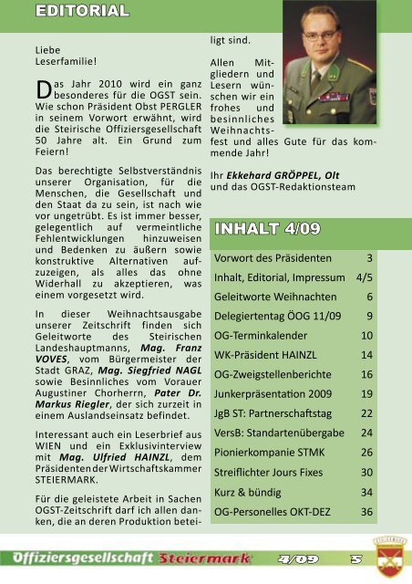 Ausgabe 4/09 - OGST.at