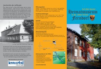 Flyer Heimatmuseum_2011-0414.indd - Ferndorf