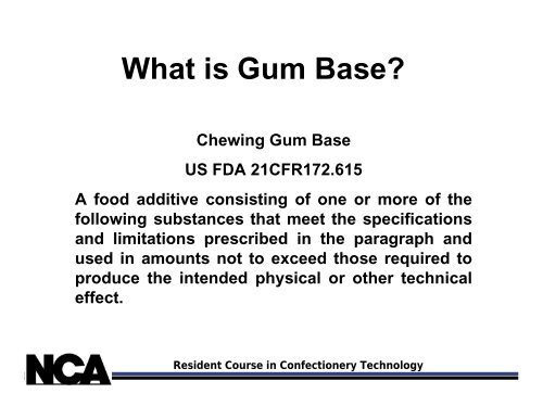 Resident Course in Confectionery Technology - staging.files.cms ...