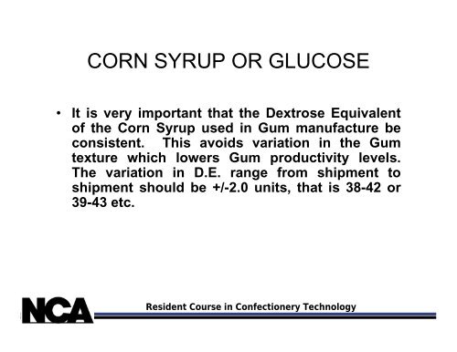 Resident Course in Confectionery Technology - staging.files.cms ...