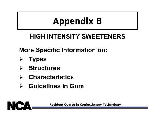 Resident Course in Confectionery Technology - staging.files.cms ...