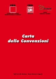 Carta delle convenzioni 2013 - Auser Liguria