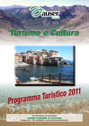 Programma Turistico 2011 - Auser Liguria