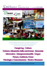 Scarica la brochure - Auser Liguria