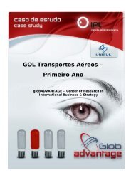 GOL Transportes Aéreos – Primeiro Ano - globAdvantage