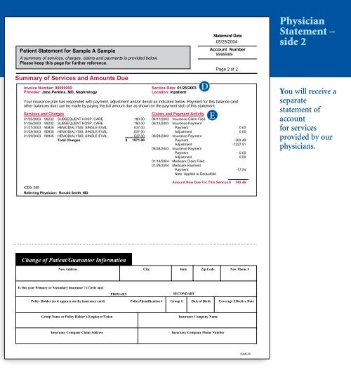 Understanding Your Billing Statement - Lucile Packard Children's ...