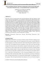 post-constructional changes in housing units in mass housing