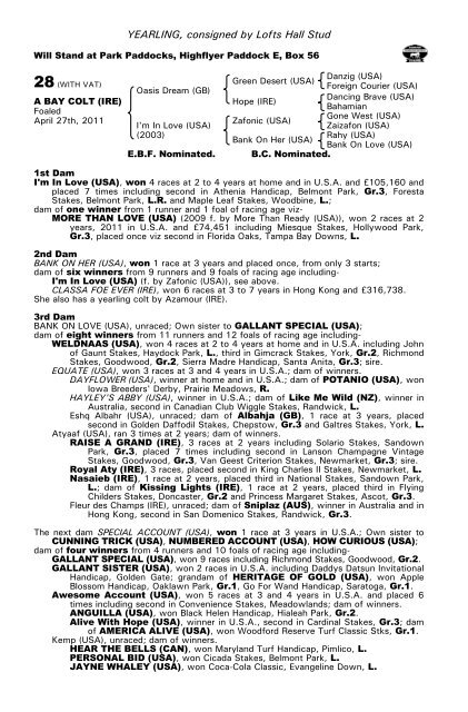 October Yearling Sale Book 1 - Tattersalls