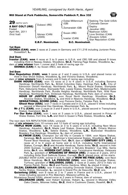 October Yearling Sale Book 1 - Tattersalls