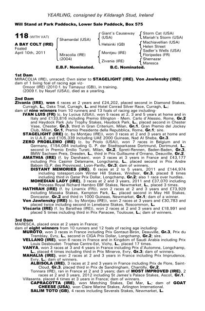 October Yearling Sale Book 1 - Tattersalls