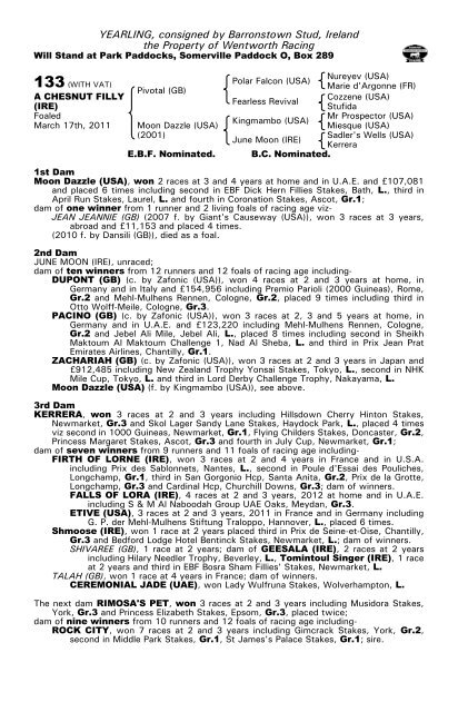 October Yearling Sale Book 1 - Tattersalls