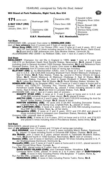 October Yearling Sale Book 1 - Tattersalls