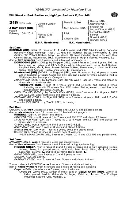 October Yearling Sale Book 1 - Tattersalls