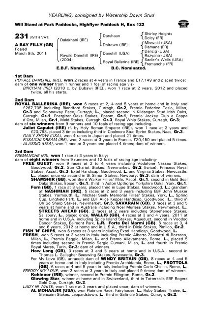 October Yearling Sale Book 1 - Tattersalls