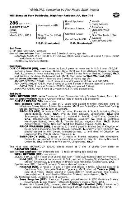 October Yearling Sale Book 1 - Tattersalls