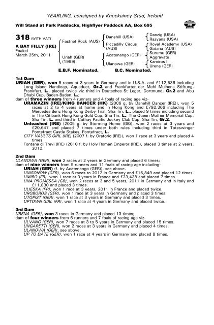 October Yearling Sale Book 1 - Tattersalls