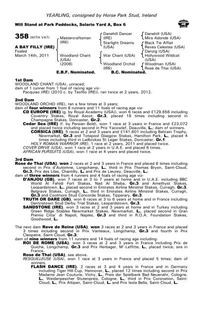 October Yearling Sale Book 1 - Tattersalls