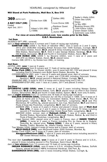 October Yearling Sale Book 1 - Tattersalls