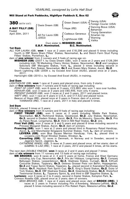 October Yearling Sale Book 1 - Tattersalls