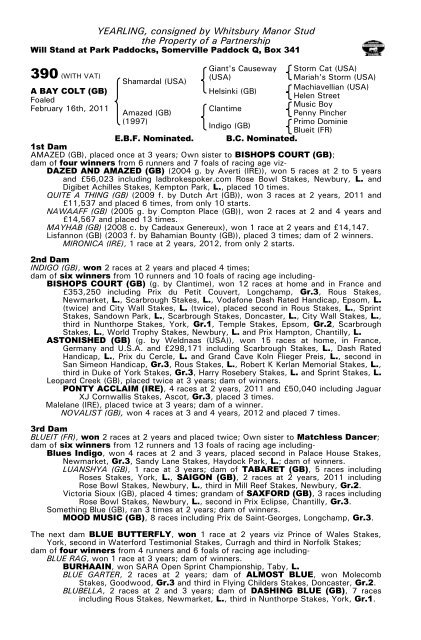 October Yearling Sale Book 1 - Tattersalls