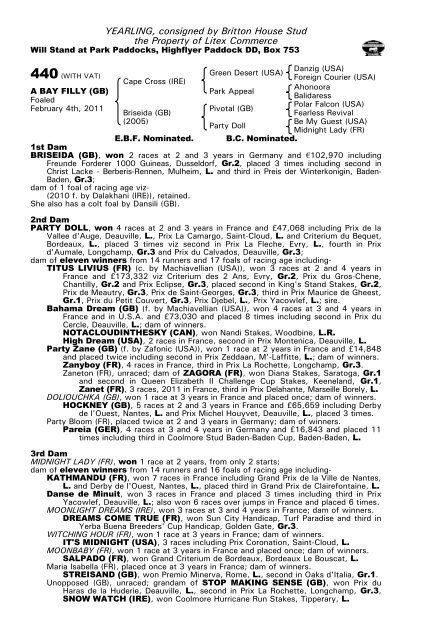 October Yearling Sale Book 1 - Tattersalls