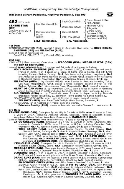 October Yearling Sale Book 1 - Tattersalls