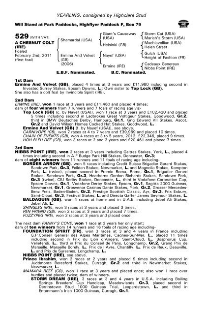 October Yearling Sale Book 1 - Tattersalls