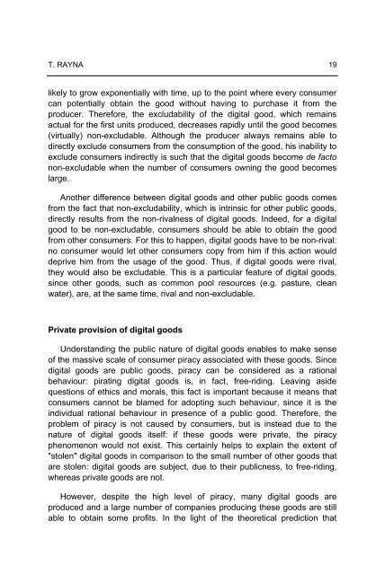 The Nature of Digital Goods - Idate