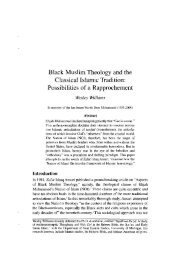 Black Muslim Theology and the Classical Islamic Tradition ...