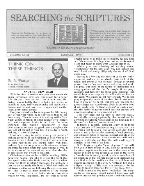 Volume 18 – 1977 (PDF) - Searching The Scriptures