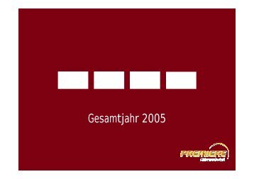 Gesamtjahr 2005 - Sky Deutschland AG