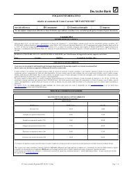 Foglio Informativo Relativo Al Contratto Di Conto Corrente