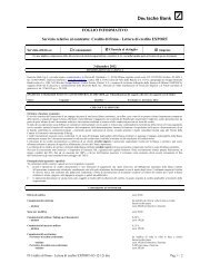 Lettera di credito cos'è