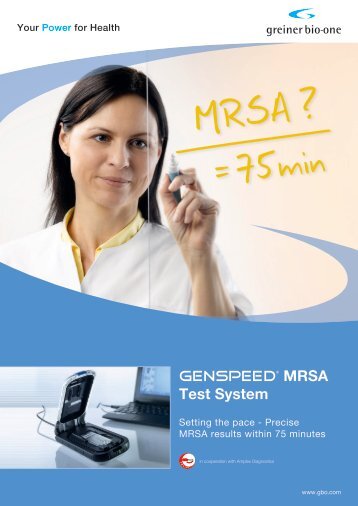 MRSA Test System - Greiner Bio-One