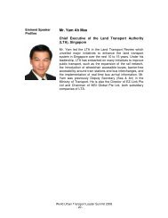 Mr. Yam Ah Mee - LTA Academy - Land Transport Authority