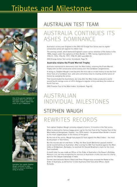 2002-03 Annual R eport 2002-03 Annual R eport - Australian Sports ...