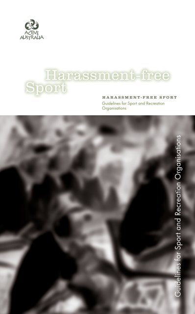blødende Enkelhed Caroline Harassment-free Sport - Australian Sports Commission
