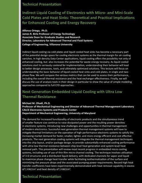 coolingZONE-12 Thermal Management of Electronics eConference