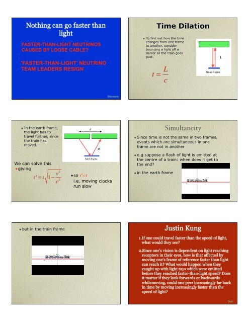 Special Relativity