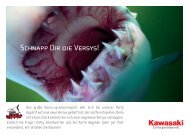 Schnapp Dir die Versys! - Kawasaki