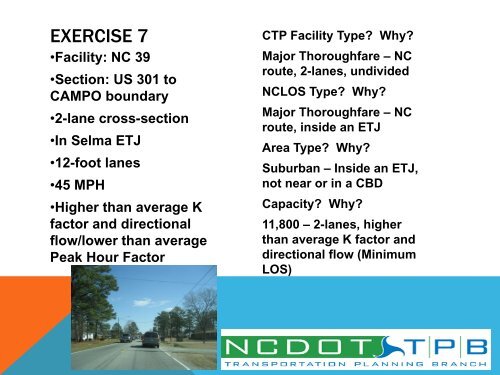 LOS Training Presentation - Connect NCDOT