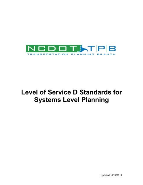 Table Service Level Standard Level Of Service