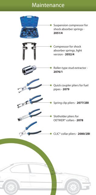 Automotive tools - Unior