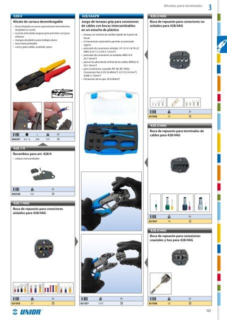 Catalogo de herramientas manuales - Unior