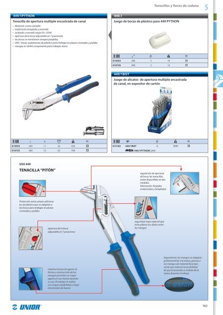 Catalogo de herramientas manuales - Unior