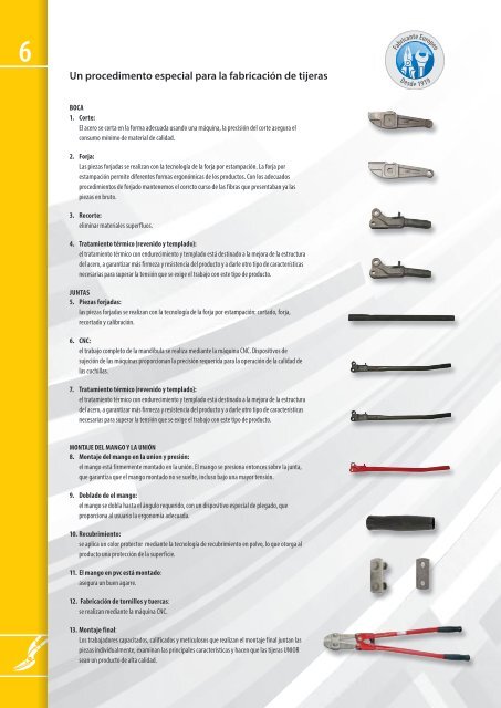 Catalogo de herramientas manuales - Unior