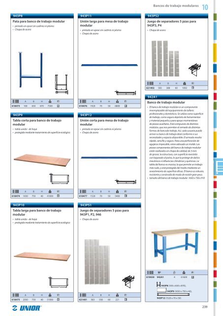 Catalogo de herramientas manuales - Unior